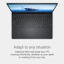 Dell 15 DC15250 Laptop 15.6" FHD 120Hz, Intel Core i5-1334U, 16GB RAM, 512GB, Windows 11 Home, Carbon Black thumbnail 3