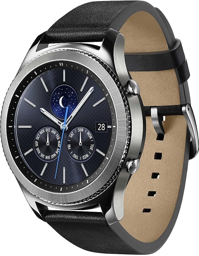 Samsung Gear S3 Classic Stainless Steel Smartwatch German Edition - Silber