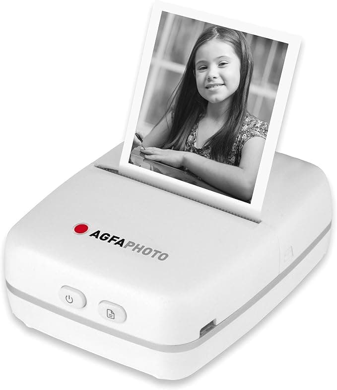 AgfaPhoto Realipix Pocket P Portable Photo Printer – White - Image 1