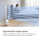 Dyson Cool™ AM07 Bladeless Tower Fan Silver – Air Multiplier™, 10 Speeds, Remote Control thumbnail 5