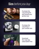 LEEP Smart Ring Size 6, IP68 Waterproof Health & Fitness Tracker with Heart Rate & Sleep Monitoring thumbnail 3