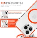 OX Grip Case for iPhone 15 Pro Max – Shockproof MagSafe Cover, Robin Red thumbnail 3
