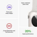 Apple Watch SE 3 Smartwatch 40mm Starlight Aluminium Starlight Sport Band S/M thumbnail 6