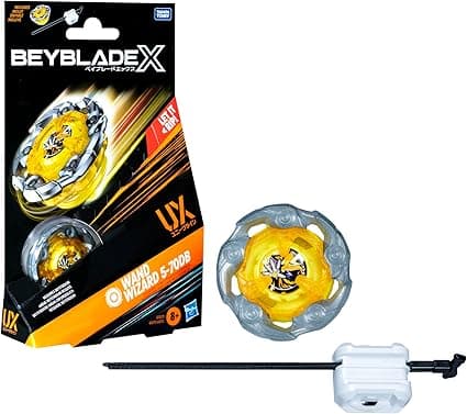 Beyblade X Wand Wizard 5-70DB UX Starter Pack Top and Launcher