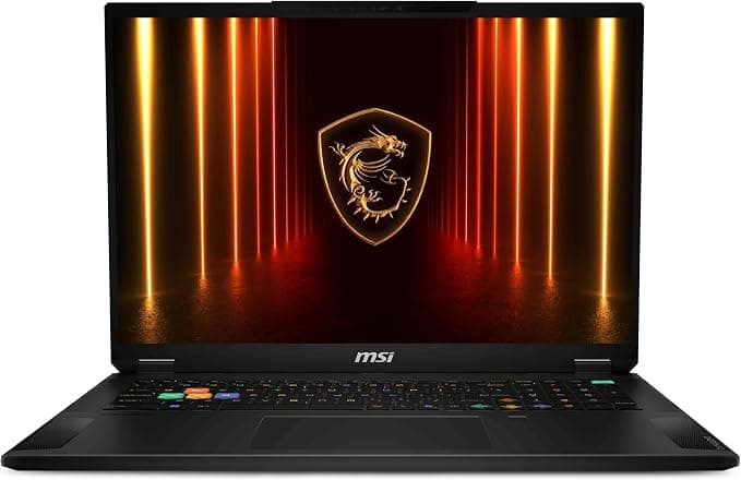 MSI Stealth A18 AI+ 18 Inch Ryzen AI 9 32GB 2TB RTX 5070 Ti Gaming Laptop