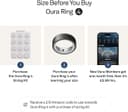 Oura Ring 4 Stealth Smart Ring Size 6 Sleep Heart Rate and Fitness Tracker thumbnail 3