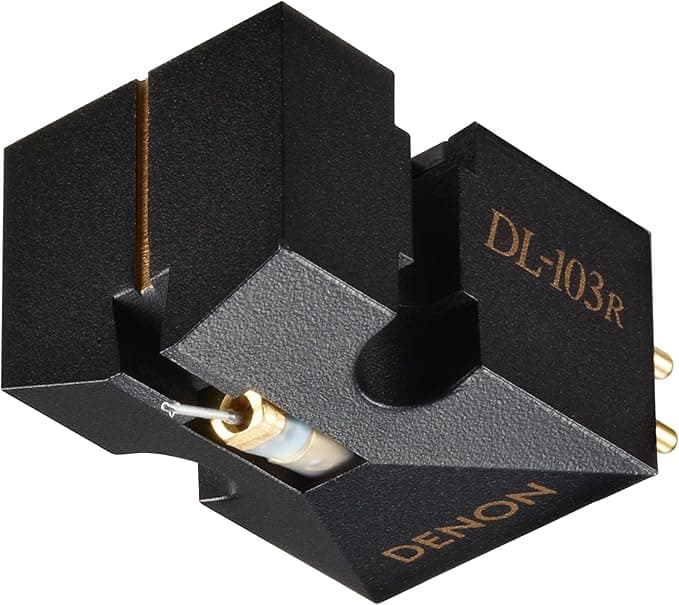 Denon DL-103R Moving Coil Turntable Cartridge with Stylus - Black