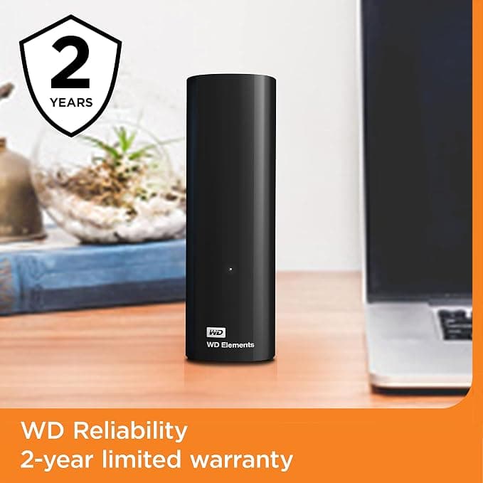 WD Elements External Hard Drive - 20 TB, Black - Image 5