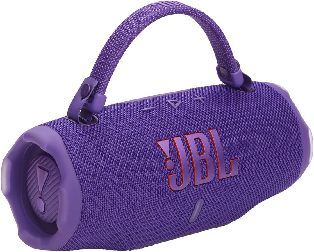 JBL Charge 6 Portable Bluetooth Speaker – 28h, IP68, Purple - Image 3