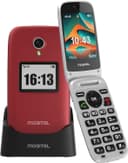 Mobitel 8010 4G Senior Mobile Phone Flip Design Loud Speaker Charging Dock Red thumbnail 1