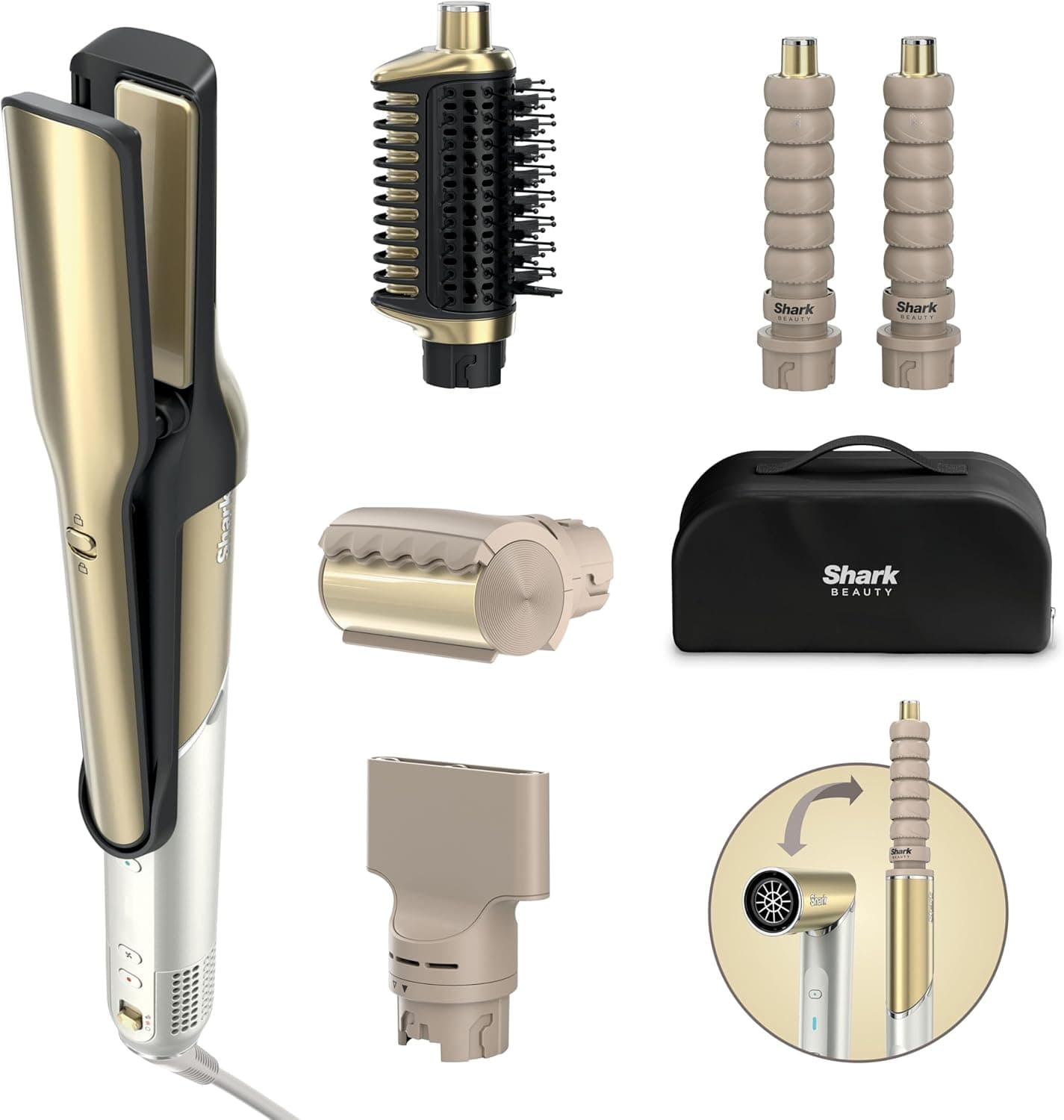 Shark Glam Multi-Styler Silver