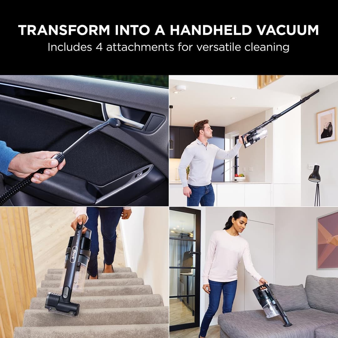 Shark Anti Hair Wrap Cordless Stick Vacuum Cleaner Black - Image 6