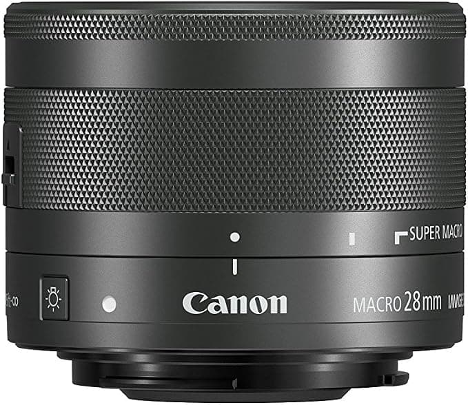 Canon EF-M 28mm f/3.5 Macro IS STM Lens Black 1362C005