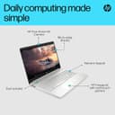 HP 15s 15.6" i3 4GB 128GB SSD Laptop Natural Silver thumbnail 4