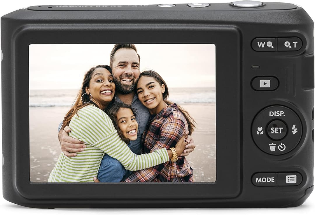 Kodak PIXPRO FZ45 Digital Compact Camera (16MP, 4X Optical Zoom, Full HD) - White - Image 2