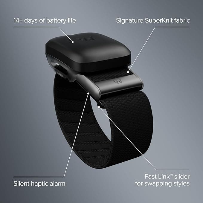 WHOOP Peak 5.0 Health & Fitness Tracker with 12-Month Membership 14-Day Battery Obsidian - Image 4