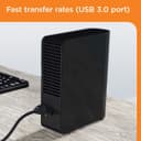 WD Elements External Hard Drive - 20 TB, Black thumbnail 4