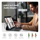 UGREEN USB-C to 3.5mm DAC Adapter – Hi-Fi Audio for iPhone, Galaxy, iPad, Pixel – Silver thumbnail 2