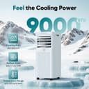 KGOGO Portable Air Conditioner 9000 BTU 4-in-1 Air Conditioning Unit with Remote Control - White thumbnail 2