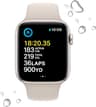 Apple Watch SE 2nd Gen Smartwatch 44mm Starlight Aluminium Starlight Sport Band