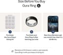 Oura Ring 4 Smart Ring Size 4 Black thumbnail 3