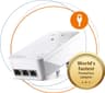 Devolo Magic 2-2400 LAN Triple Powerline Adapter Add-On Up to 2400Mbps