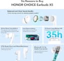 HONOR CHOICE Earbuds X5 True Wireless Bluetooth Earbuds – White thumbnail 2