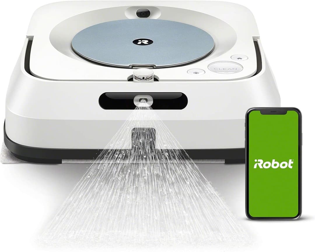 iRobot Braava jet m6 Robot Mop Precision Spray, Smart Clean, Voice Control - Image 1