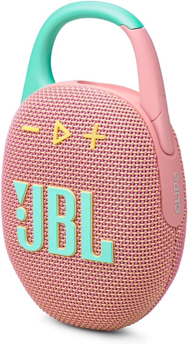 JBL Clip 5 Bluetooth Speaker Pink