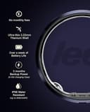 LEEP Smart Ring Size 12, IP68 Waterproof Health & Fitness Tracker with Heart Rate & Sleep Monitoring thumbnail 2