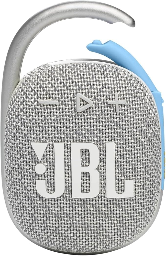 JBL Clip 4 Bluetooth Speaker White - Image 1