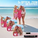 Kodak PixPro Friendly Zoom FZ55 16MP 1080p Full HD Digital Camera with 5X Optical Zoom Vlogging Camera - Pastel Pink thumbnail 6