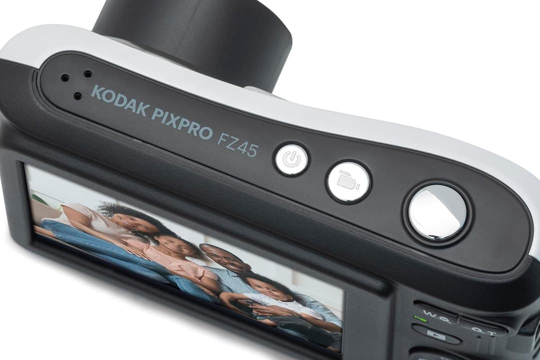 Kodak PIXPRO FZ45 Digital Compact Camera (16MP, 4X Optical Zoom, Full HD) - White - Image 7