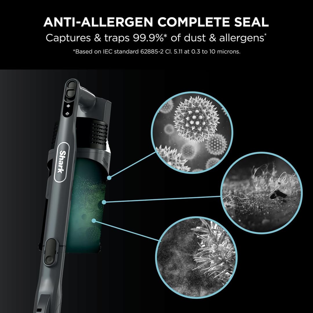 Shark Anti Hair Wrap Cordless Stick Vacuum Cleaner Black - Image 8