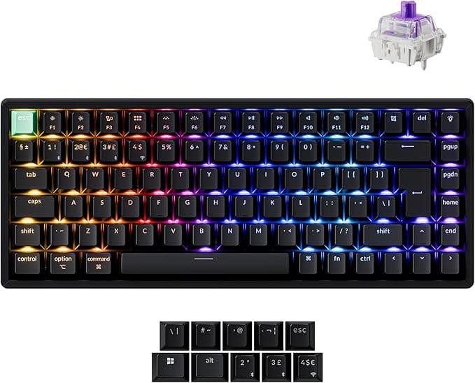 Keychron K2 HE Wireless Mechanical Keyboard Black - Image 2