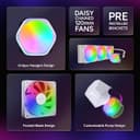 Cooler Master MasterLiquid ML360 Illusion ARGB 360mm AIO CPU Liquid Cooler thumbnail 2