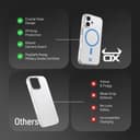 OX MagClear MagSafe Case for Apple iPhone 17 – Polar White thumbnail 5