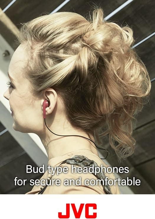 JVC HA-F19BT-GC-E Bluetooth Earbuds Headset - pink - Image 3