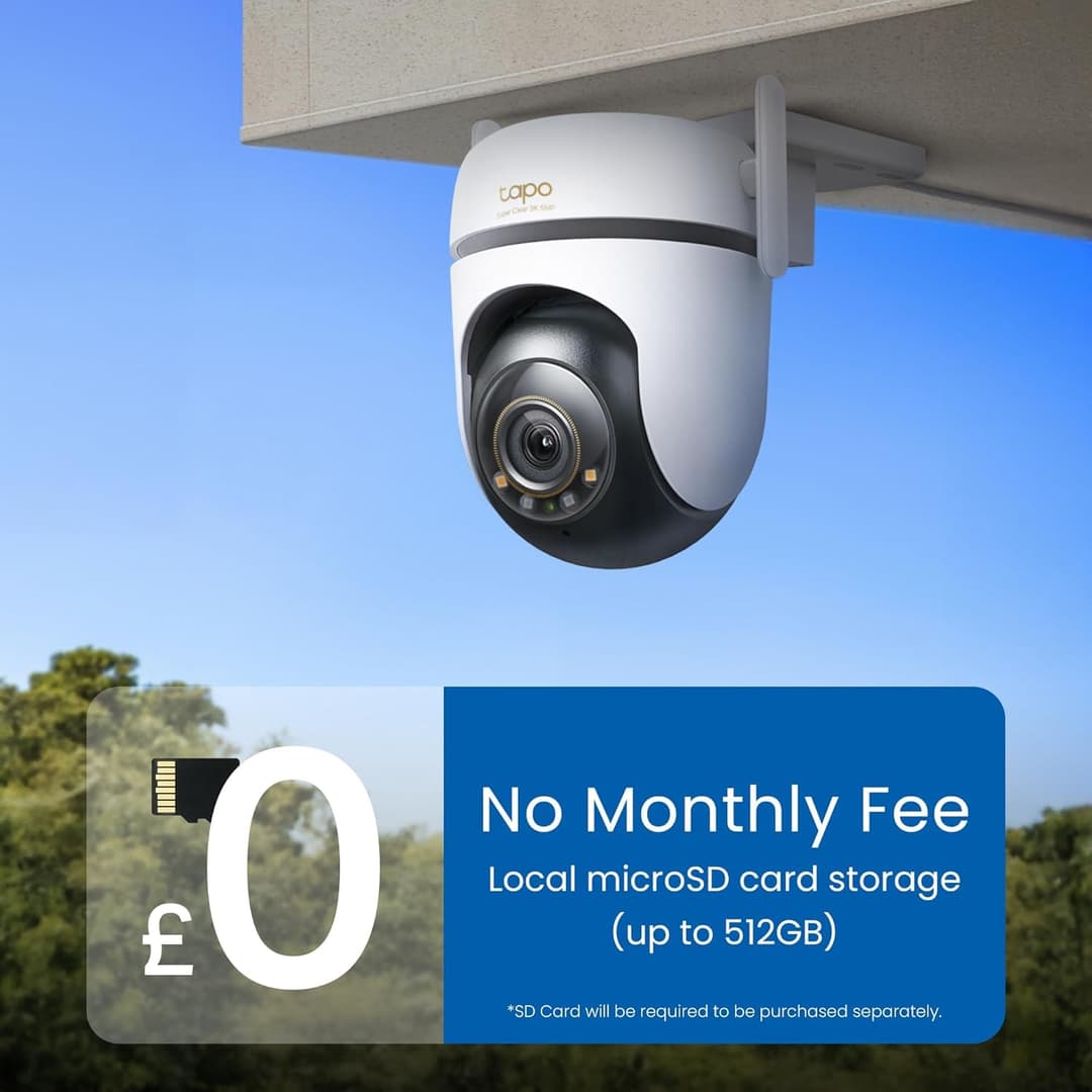 Tapo C530WS 3K Outdoor Pan/Tilt WiFi Security Camera - Image 2