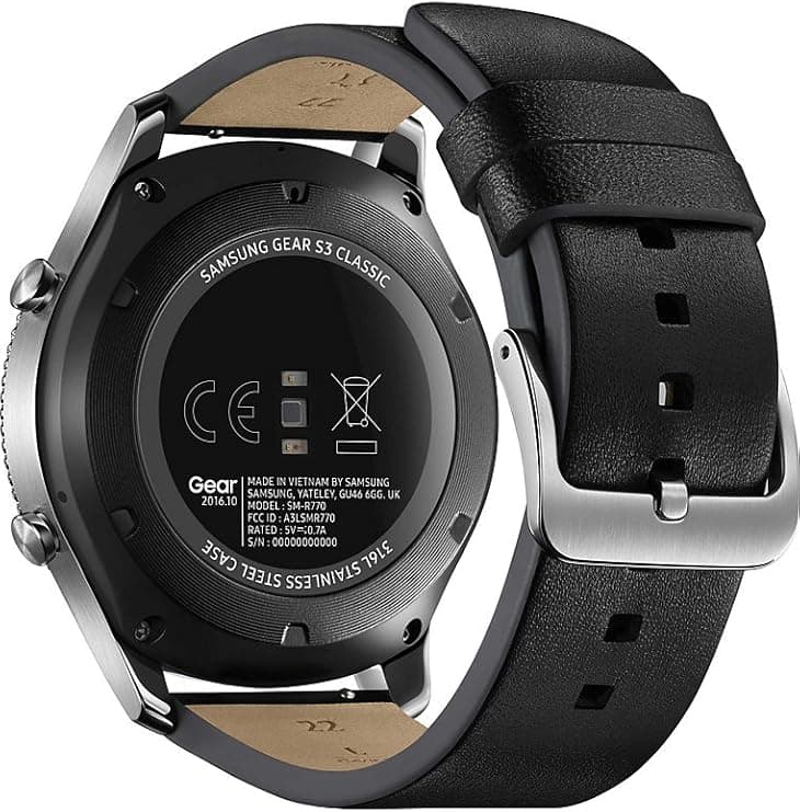 Samsung Gear S3 Classic Stainless Steel Smartwatch German Edition - Silber - Image 2