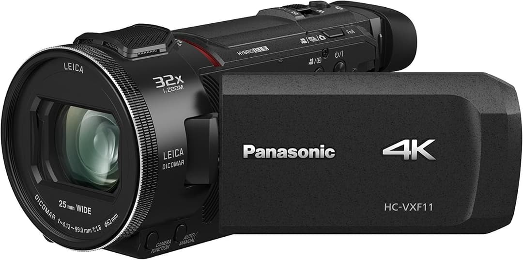 Panasonic HC-VXF11EG-K 4K Camcorder – Leica Lens, 24x Optical Zoom - Image 1