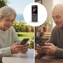 Mobitel 1010 4G Senior Mobile Phone with Large Display and SOS Button - Black thumbnail 3