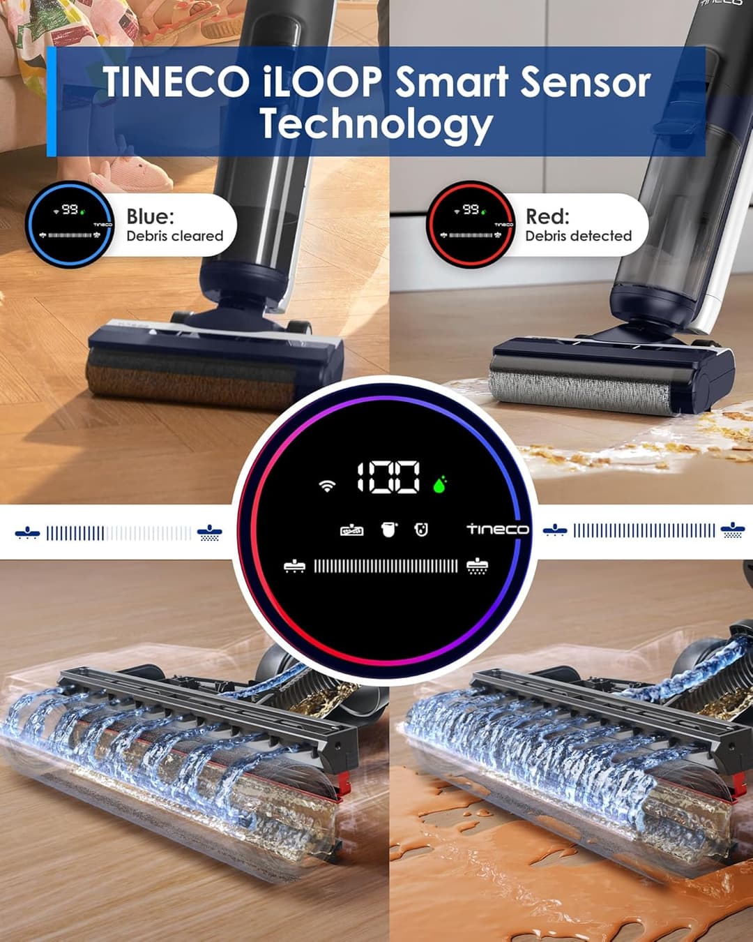 Tineco FLOOR ONE S5 Smart Cordless Wet-Dry Vacuum & Mop - Image 3