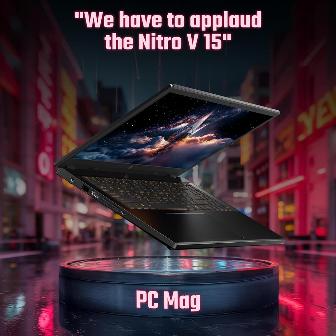 Acer Nitro V15 i7-13620H 16GB 512GB RTX 5050 Black - Image 3