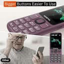 Mobitel 1010 4G Senior Mobile Phone – Purple thumbnail 3