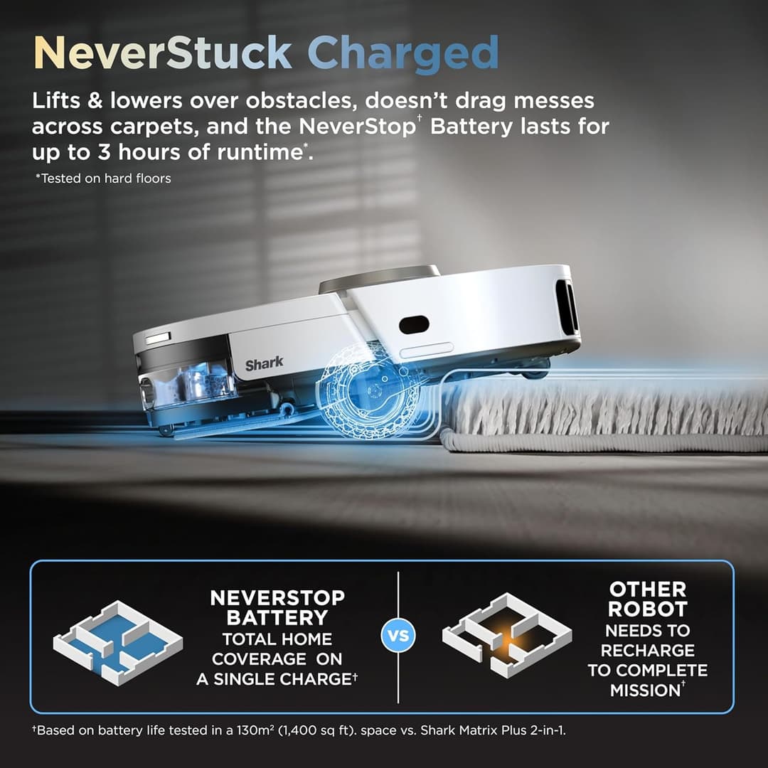 Shark PowerDetect AV2910XEUKWH Robot Vacuum & Mop - Image 5