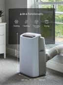 Meaco Cirro+ 14000 BTU Smart Portable Air Conditioner & Heater 4-in-1, Wi-Fi, Inverter thumbnail 2