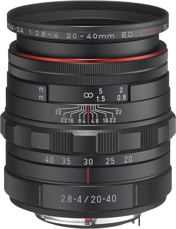 Pentax HD DA 20-40mm f/2.8-4 ED Limited DC WR Zoom Lens Black - Image 2