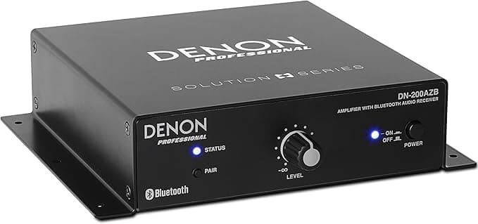Denon Professional DN-200AZB Compact Bluetooth Amplifier 20W 100V Line 4 Ohm