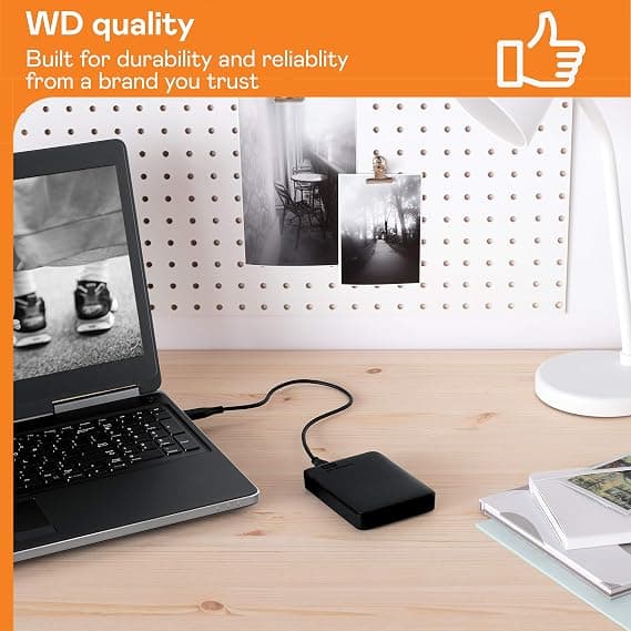 WD Elements Portable WDBUZG0010BBK - hard drive - 1 TB - USB 3.0 - Image 4